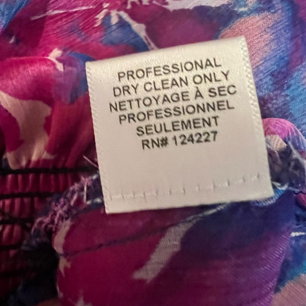 MISA Chiara Mini Dress Watercolor Blues Color Size Small - Picture 6 of 7